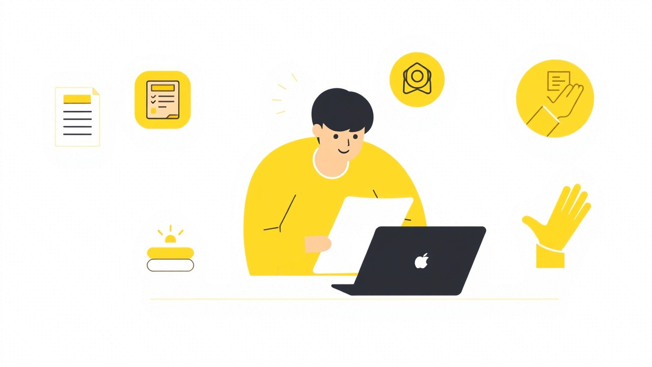 Illustration of application process